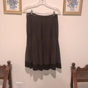 Jcrew 100% silk skirt